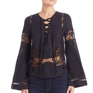 ✨NWT✨ Free People Bittersweet Lace up Top